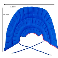 Traubenkernkissen f&uuml;r Nacken 40x65 "Blau-Rot" - die nat&uuml;rliche Alte...