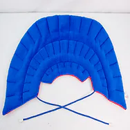 Traubenkernkissen f&uuml;r Nacken 40x65 "Blau-Rot" - die nat&uuml;rliche Alte...