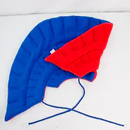 Traubenkernkissen f&uuml;r Nacken 40x65 "Blau-Rot" - die nat&uuml;rliche Alte...