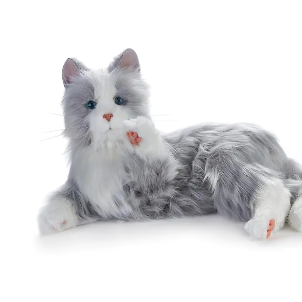 Roboter-Katze | "Grau-weiss" | Art. Nr. 2002, Shiva